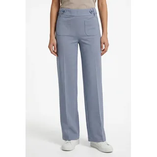 STREET ONE Wide Leg Hose Hushed Blau 42