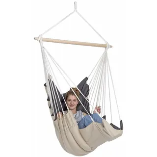 Amazonas California sand - weichgefütterter Hängesessel Baumwolle Hängestuhl - Beige