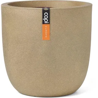 Blumentopf, CAPI EUROPE Smooth NL, 35 x 34 cm, Beige, Kugelform