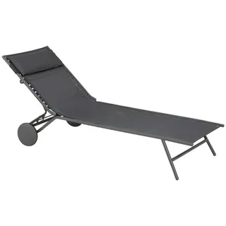 Lafuma Miami II Sonnenliege 198 x 77 x 31 cm Grau