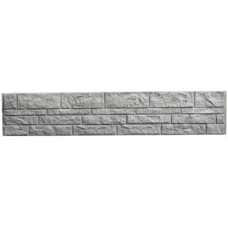 Beckers Betonzaun Betonzaun-Platte Fels 200 cm x 38,5 cm x 3 cm