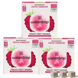 waterdrop® Eistee Trio Himbeere 36 St