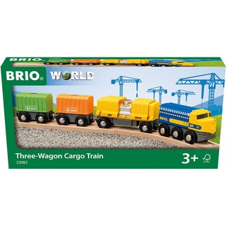 BRIO Güterzug mit drei Waggons