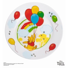 Bild Disney Winnie Pooh Kindergeschirr Kinderteller 19 cm, Porzellan, spülmaschinengeeignet, farb- und lebensmittelecht