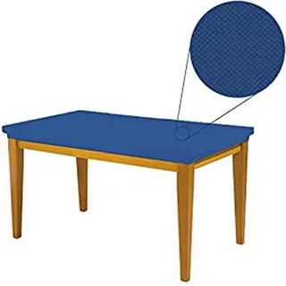 BIANCALUNA Weiß Tischhusse 6 posti blau