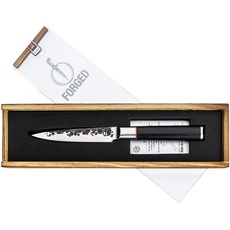 Forged Sebra Universalmesser 12cm, handgefertigt, in Holzkiste