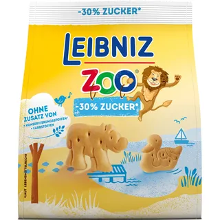 Leibniz Zoo knusprige Kekse mit 30 Prozent weniger Zucker 125g