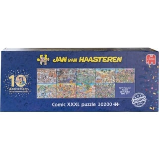 JUMBO Spiele Jumbo Jan van Haasteren 10 Jahre XXXL Puzzle (1110100027)