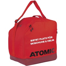 ATOMIC Boot & Helmet Bag in Rot - Wasserabweisende Tasche für Skischuhe & Helm - Extra Zubehör-Fach - Optimaler Schutz durch Polsterung - Integrierte Belüftungslöcher