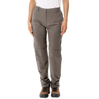 Vaude Farley Stretch Zip-Off Hose Damen Braun 40-Short