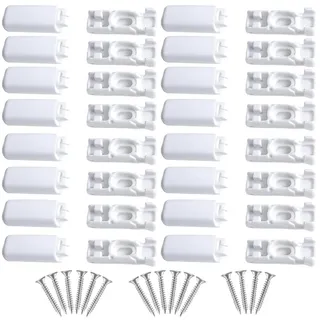 32pcs Plissee Ersatzteile Klemmtraeger Halterung Spannschuhe Zubehoer