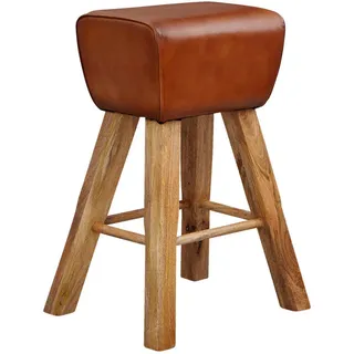 Wohnling Barhocker Turnbock 43 x 75 x 43 cm Braun