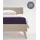 Spannbettlaken Mako-Jersey 90 x 220 - 100 x 220 cm lila