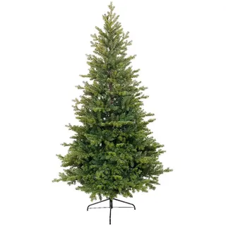 Lumineo Weihnachtsbaum, Grau/Weiß, Durchmesser 162,00 - H 270,00 cm