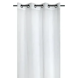 Vorhang Gardine Wohnzimmer Schlafzimmer Dekoration 140x260cm Blumen weiß modern