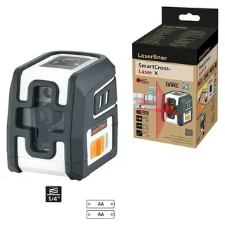 LASERLINER SmartCross-Laser X Kreuzlinienlaser selbstnivellierend Reichweite (max.): 10 m