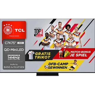 TCL 75C7K 75" 4K UHD Mini-LED QLED Fernseher