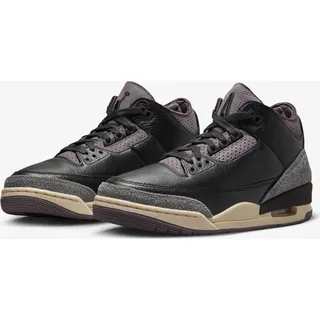 Air Jordan 3 x A Ma Maniére "While You Were Sleeping Black Flat Pewter" FZ4811-001, Größe: 36,5 - Schwarz
