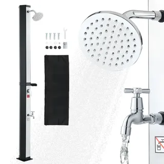 Vevor Solardusche Schwarz/Silber 35 L 2160 mm