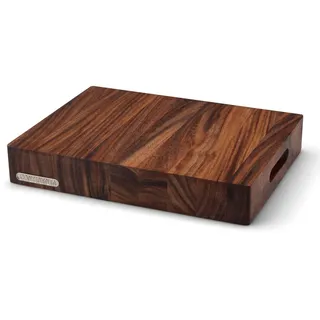 Continenta Hackblock Akazie 1-tlg. 39,5 x 30 x 6 cm Braun