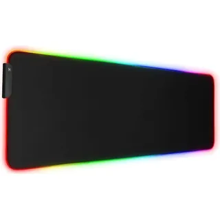 Riff RGB-01 Gumijota auduma Spu Peles paliknis USB RGB krsu LED apgaismojums (80x30cm) Melns - Schwarz