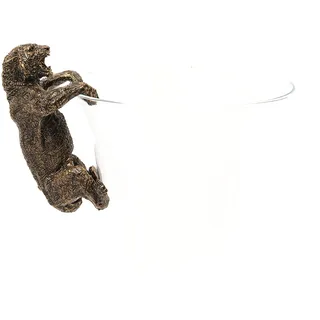 Pot Buddies Handgefertigte Tigerfigur Pflanztopf Aufhänger - Dekorative hängende Gartendekoration - Blumenübertopf Figur