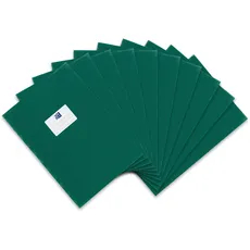 Oxford Heftumschlag A4, Bast, mit Beschriftungsetikett, grün, 10 Stück