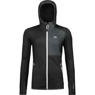 Ortovox Damen Fleece Hoodie Jacke (Größe M, schwarz)