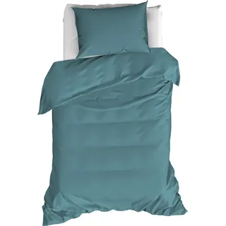 Moodit Bettbezug, Basil Arctic 140 x 220 + 60 x 70 cm - Baumwolle - Blau