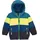 FIRST INSTINCT Kinder Jacke Jckt Steppjacke Mit Kapuze dunkel ozean 86/92