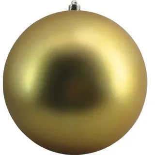 Weihnachtsbaumkugeln Lafiora Kunststoff Ø 20 cm gold matt