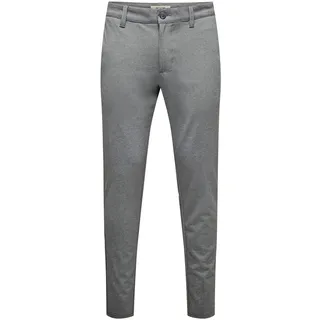 Only & Sons Only & Sons, Herren ONSMARK Pant GW 0209 NOOS Hose, Grau (Medium Grey Melange), W32/L32