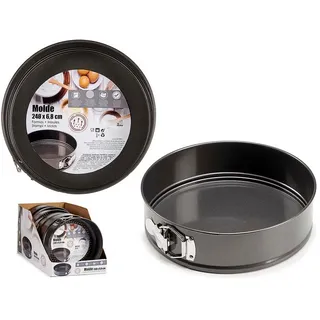 Springform aus Metall, Dunkelgrau (Ø 24 x 6,8 cm)