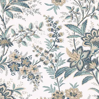 Laura Ashley Vliestapete antikes Textil 1000x52cm , Beige , Papier, Kunststoff , Floral, Baum/Pflanze/Natur , Rechteckig , 52x1000 cm , Tapeten & Wandverkleidungen, Vliestapeten
