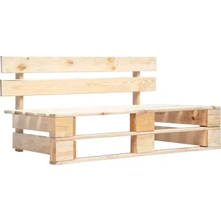 Kiefernholz Gartenmöbel Serie Paletten 110 x 65 x 55 cm (B x T x H) Natürliche Holzfarbe - Braun