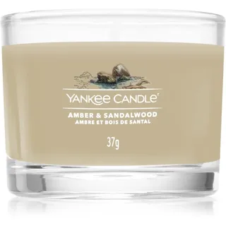Yankee Candle Amber & Sandalwood Votivkerze 37 g braun