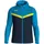 ICONIC Kapuzenjacke Gr 40 Marine/JAKO Blau/Neongelb Zipper Hoodie Damen Bequeme Sweatjacke mit Keep Dry Funktion aus 100 recyceltem Polyester