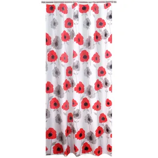 RIDDER 303190 Duschvorhang Folie ca. 180 x 200 cm, Poppy