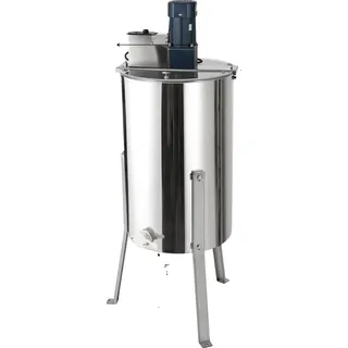 Honigschleuder, Edelstahlkonstruktion, hohe Effizienz, Silber, L