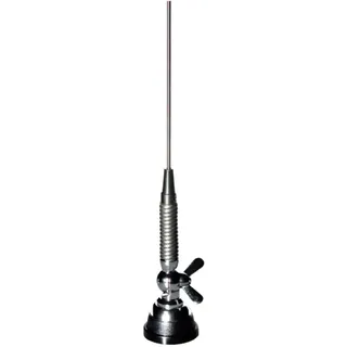 Albrecht MGA 108-550, DV-S Fuß und 5m RG 58/S, 108-550 MHz, Silber/schwarz