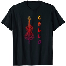 Cello / Violoncello Motiv / Musikinstrument T-Shirt