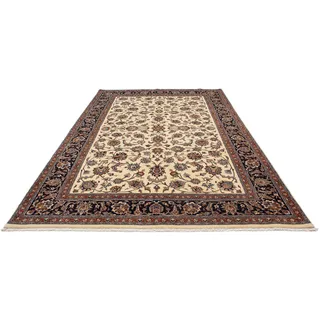 morgenland Wollteppich »Kaschmar Blumenmuster Beige 314 x 197 cm«, rechteckig, 10 mm Höhe, Unikat mit Zertifikat, beige