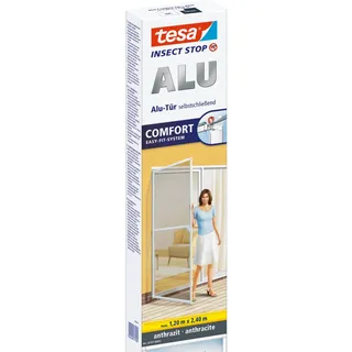 Tesa ALU COMFORT 55197-00003-00 Tür-Fliegengitter (B x H) 1200mm x 2400mm Anthrazit