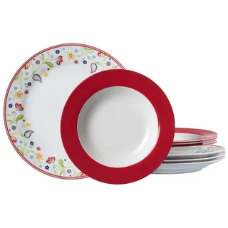 Flirt by R&B Doppio Shanti Tafelservice 8-tlg. mehrfarbig floral