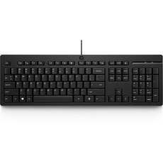 HP Keyboard 125 Wired (QWERTY) englisch, Schwarz