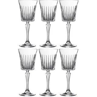 Rcr Timeless 6er-Pack Weingläser, Klasse 21, 7x7x9 cm, 6 Einheiten - Transparent
