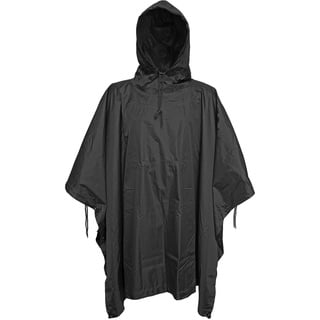 Mil-Tec Regenponcho Premium Ripstop Schwarz