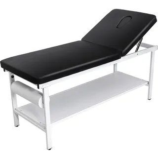 VEVOR Untersuchungsliege, 227 kg, Ruheliege 1855x705x815 mm, Krankenliege mit verstellbarer Rückenlehne (0°–40°) & Papierrollenhalter, Praxisliege für Krankenhäuser, Kliniken & Reha-Zentren