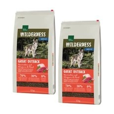 REAL NATURE WILDERNESS Great Outback Kaninchen, Känguru & Rind 2x12 kg