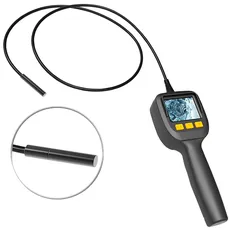 Somikon Endoskopkamera: Endoskop-Kamera mit Farb-LCD-Display, LED-Licht, Batteriebetrieb, IP67 (Kanalkamera, Endoskopkamera mit Licht, Inspection Camera)